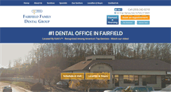 Desktop Screenshot of cosmeticdentistfairfield.com